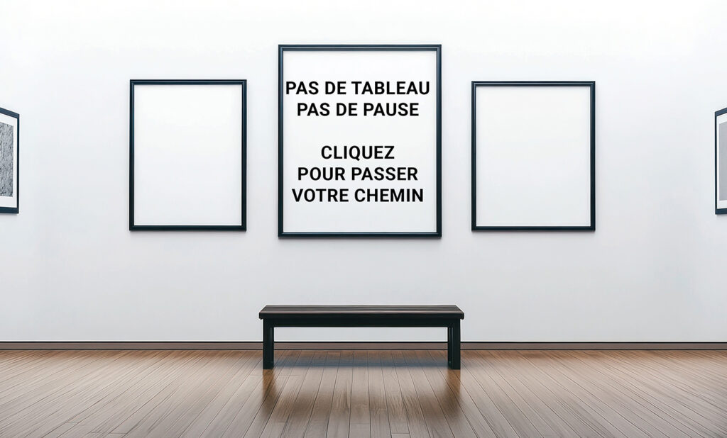 De l'art du vide en communication